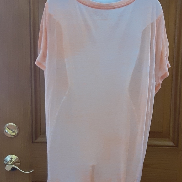 DKNY T-shirt,  size 2X,  light orange  color - Picture 2 of 3
